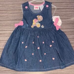 Adorable vintage Precious Moments denim jumper dress from Y2K 4T